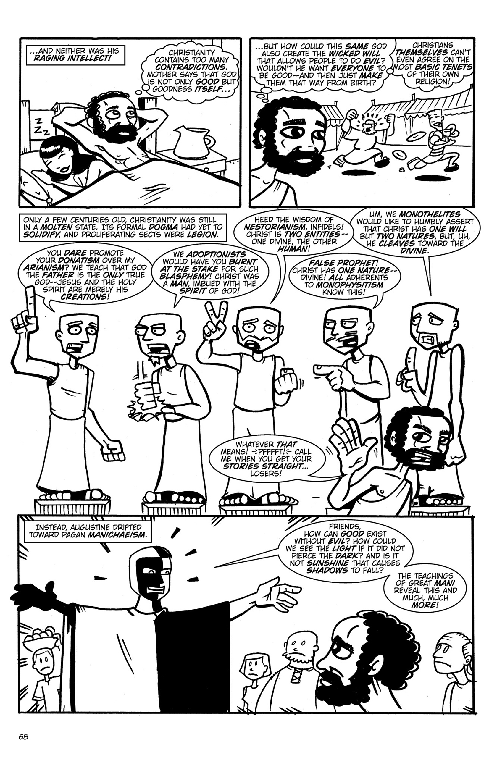 Read online Action Philosophers! comic -  Issue #Action Philosophers! TPB (Part 1) - 68