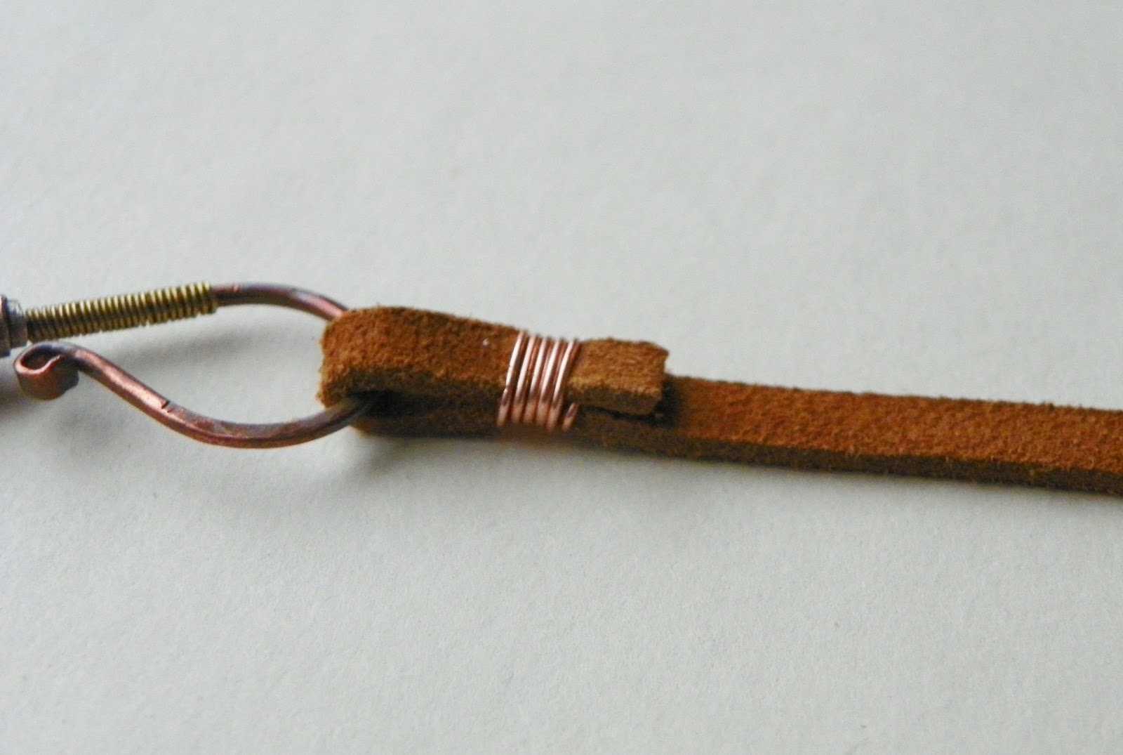 Technique Tuesday WireWrapped Leather Ends Fashion and Jewelry