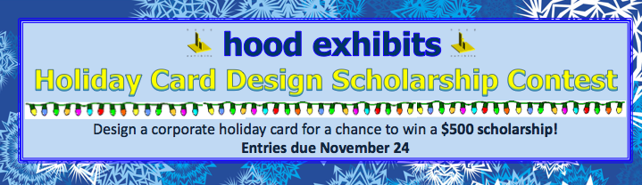 hood exhibits Holiday Card Design Scholarship