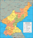 North Korea map