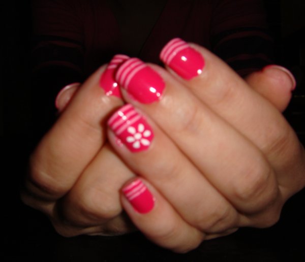 Valentine's day nails candy hearts. Valentine's day nails candy hearts