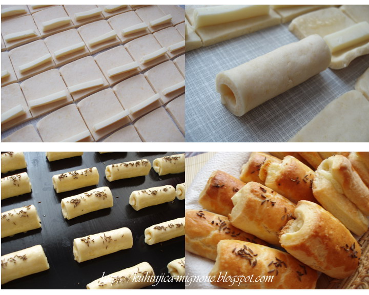 La cuisine creative: Rolnice sa kackavaljem