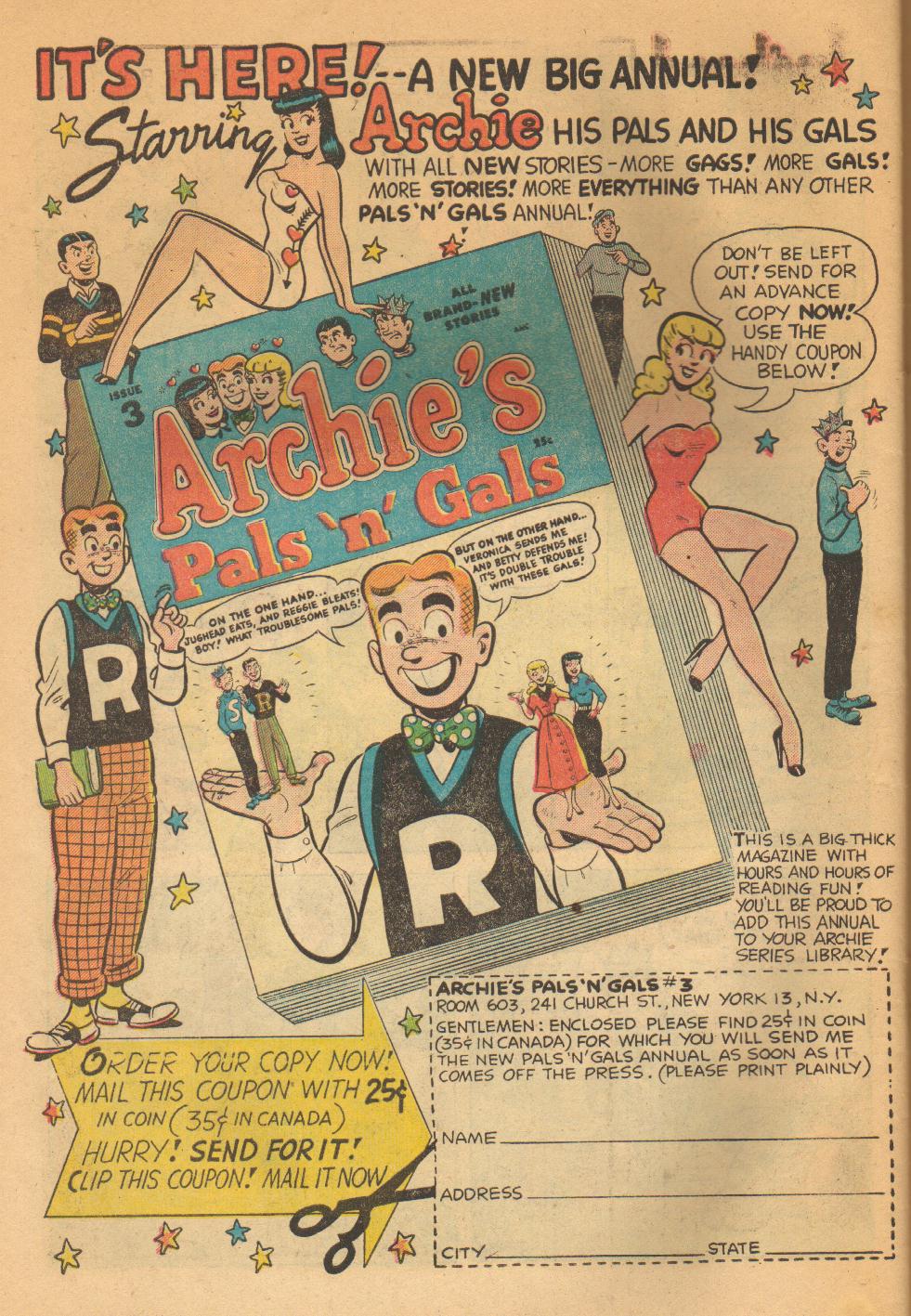 Read online Archie's Pal Jughead comic -  Issue #27 - 30