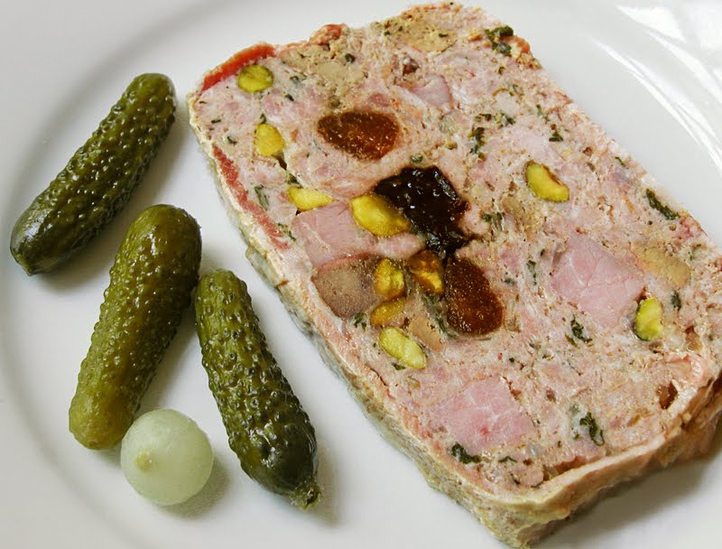 Cooking Weekends: Pork Terrine with Pistachios, Apricots and Prunes