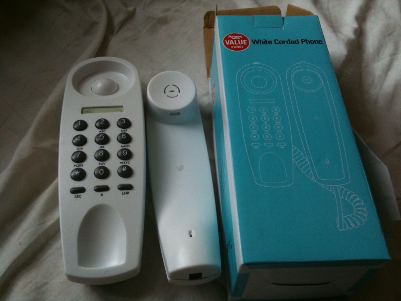 Bill Hung's Mini Photo Feed UK Corded Phone from Argos