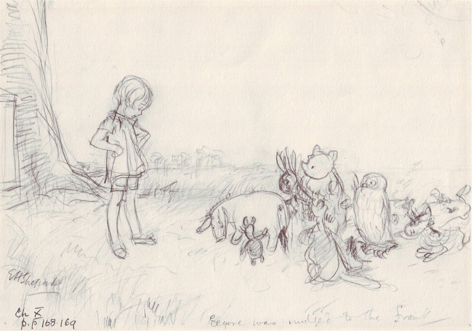 Original Art Stories: Winnie The Pencil Sketches