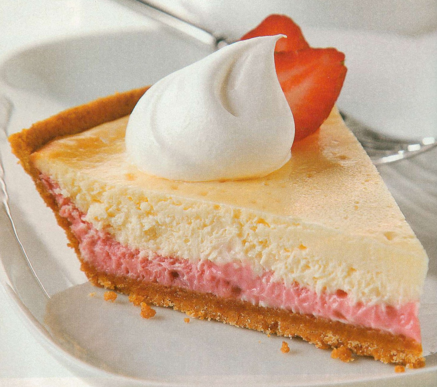 Rosanna's Kitchen 3Step Strawberry Layer Cheesecake