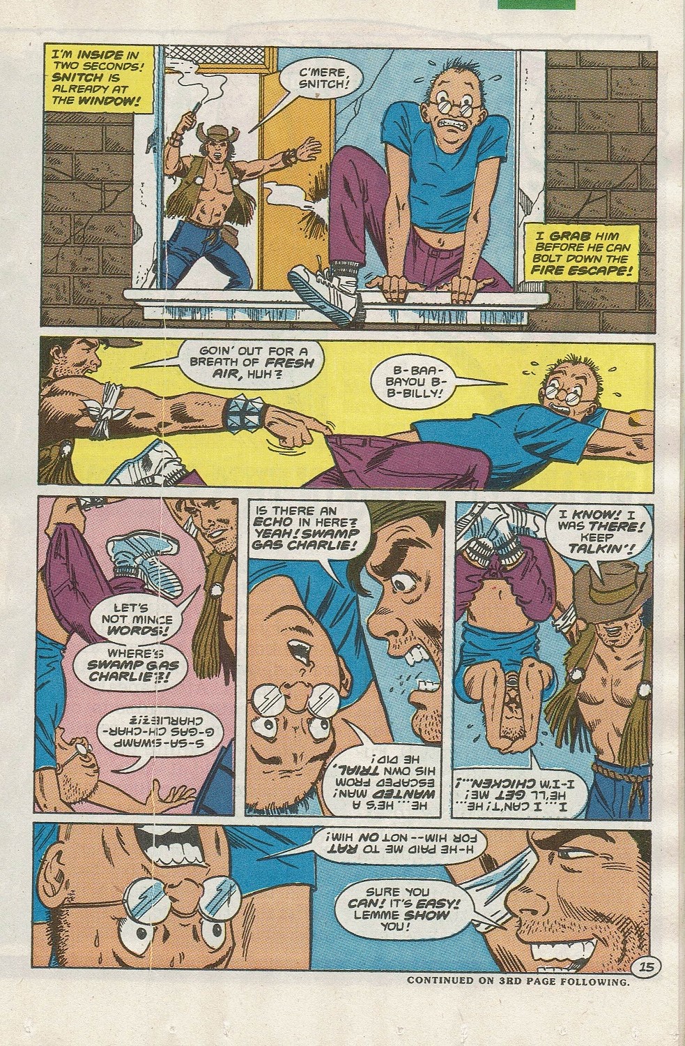 Read online The Adventures of Bayou Billy comic -  Issue #4 - 16