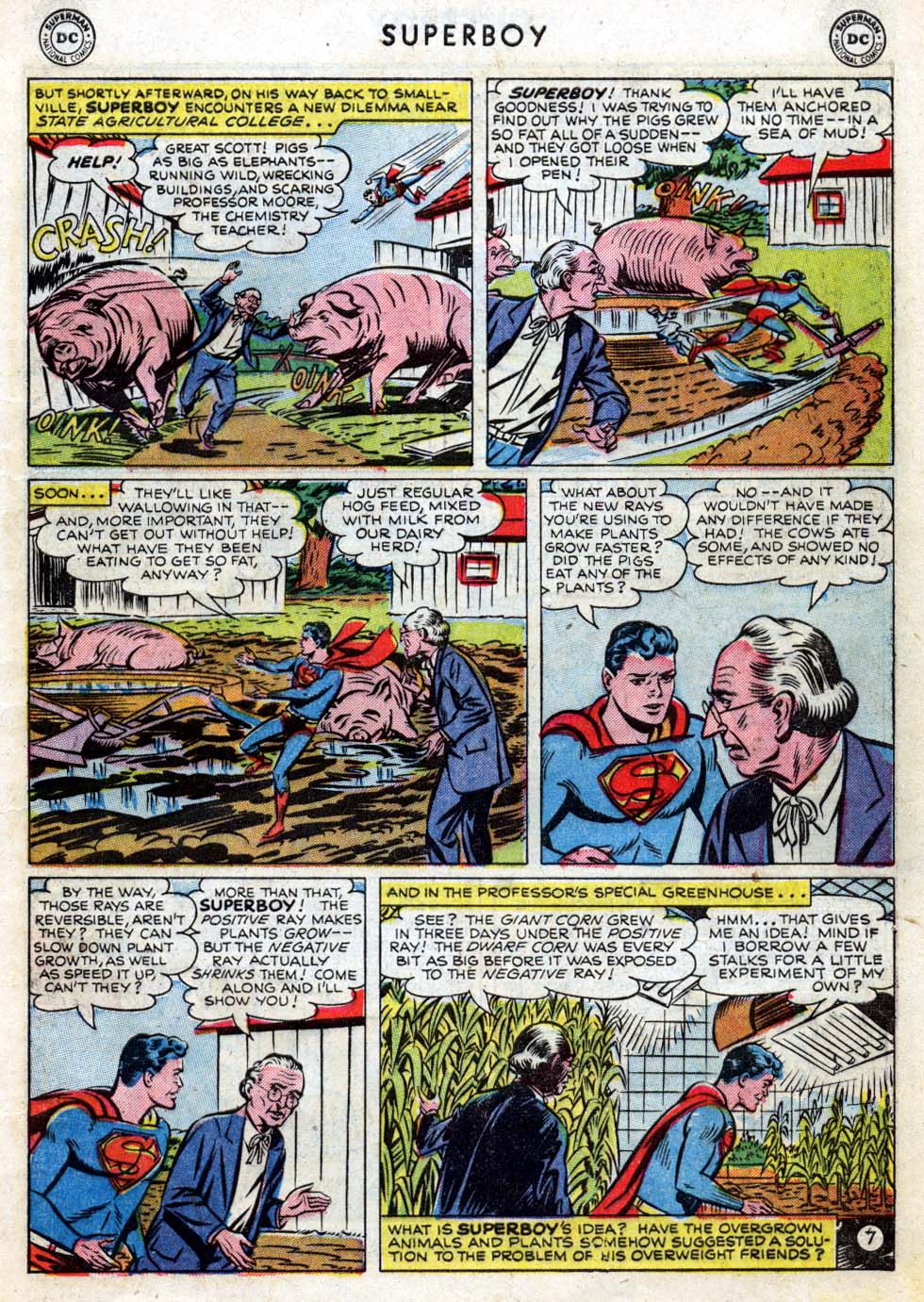 Read online Superboy (1949) comic -  Issue #24 - 8