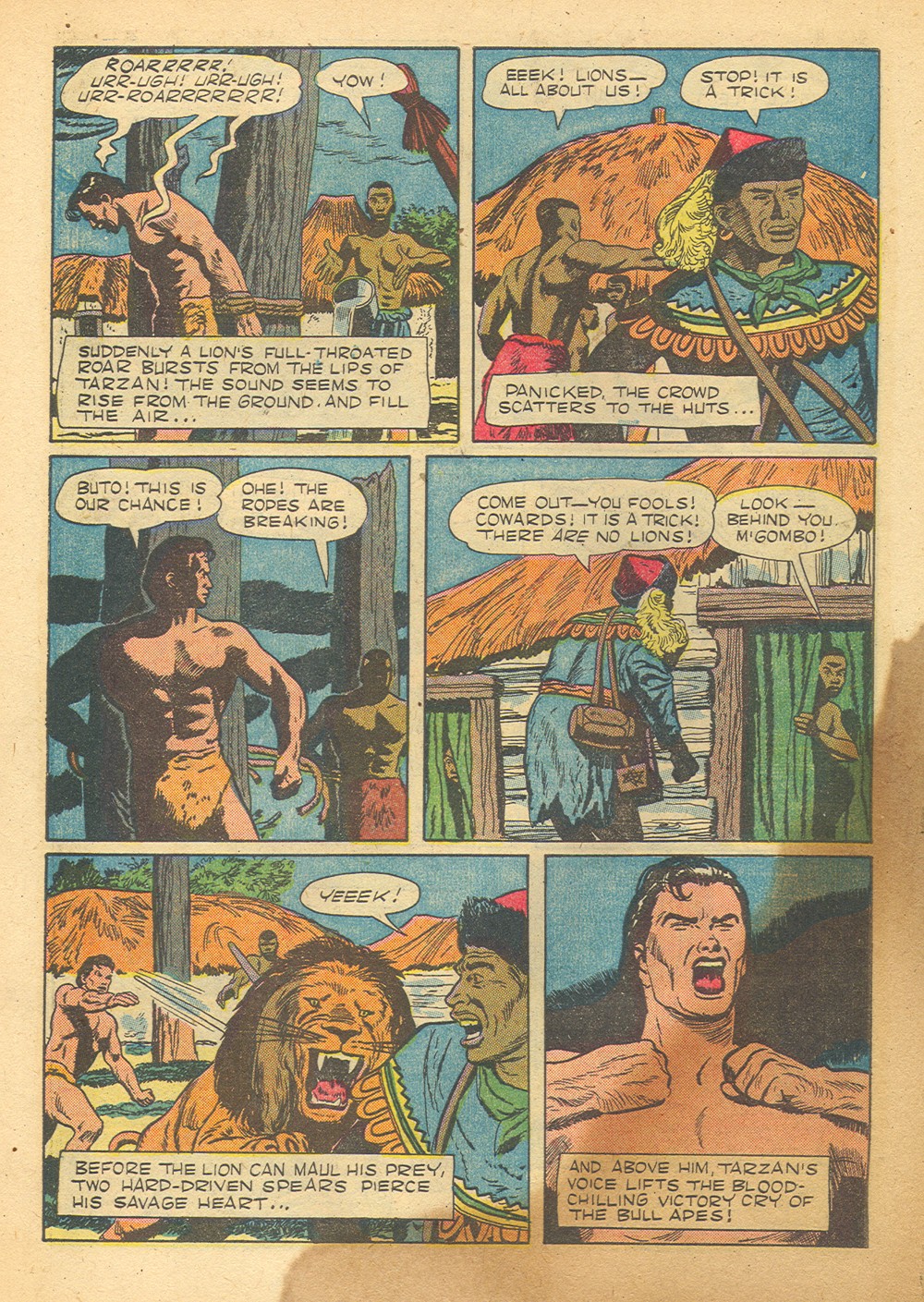 Read online Tarzan (1948) comic -  Issue #54 - 18