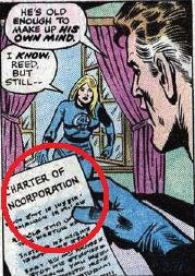 What we all want from superhero comics--legal documents!!