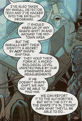 Yes, because the city would have no interest in hunting down Skrull infiltrators...