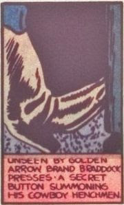 Coolest villain hidden switch ever--COWBOY HENCHMEN?!?