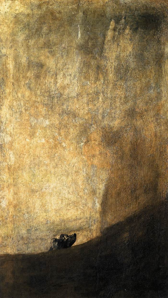 Francisco+Goya+-+El+perro+-+1819-1823+-+The+dog+-+The+Black+Paintings