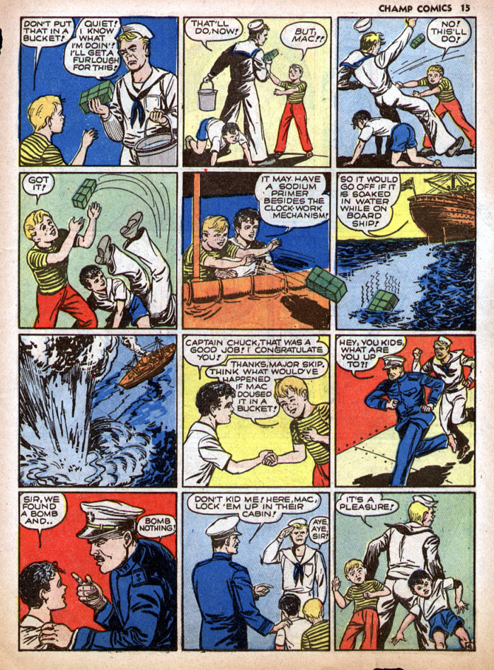 Read online Champ Comics comic -  Issue #13 - 17