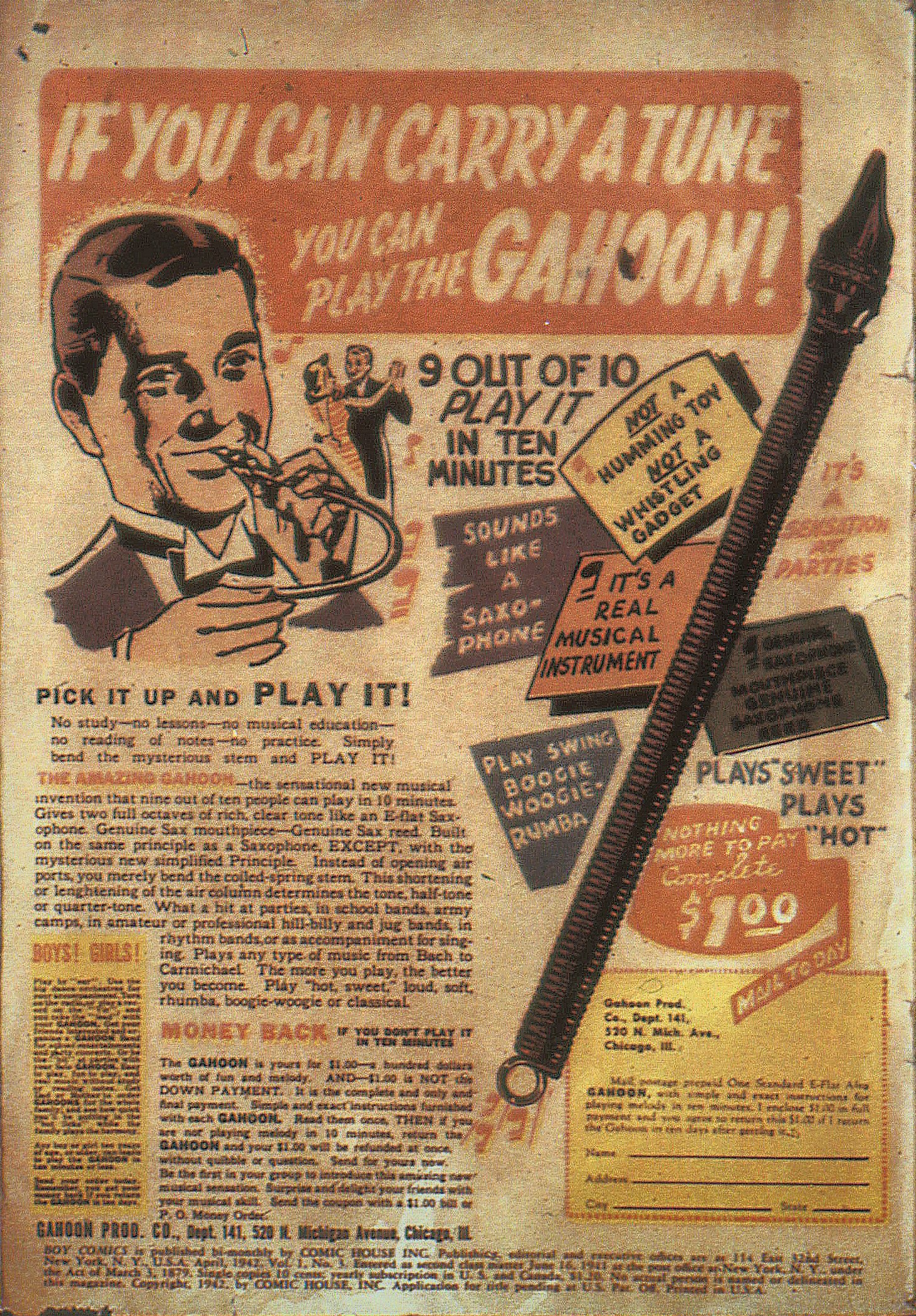 Read online Boy Comics comic -  Issue #3 - 2