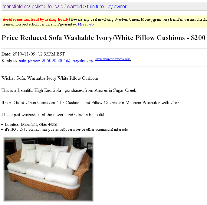 How To Score On Craigslist Frou Fru Gal Froo Froo Gal