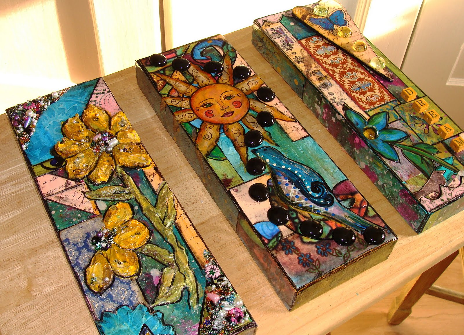 My Art Journal Fun With Cigar Boxes