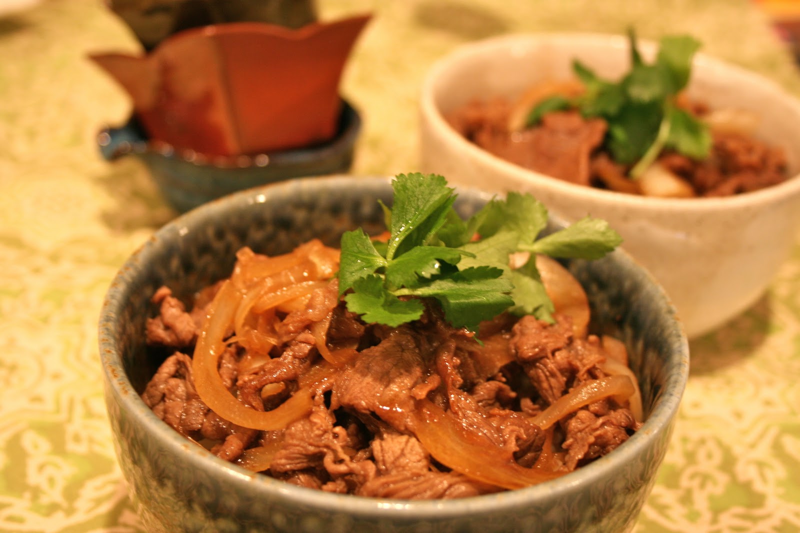 yukoscooking: Gyudon / beef bowl