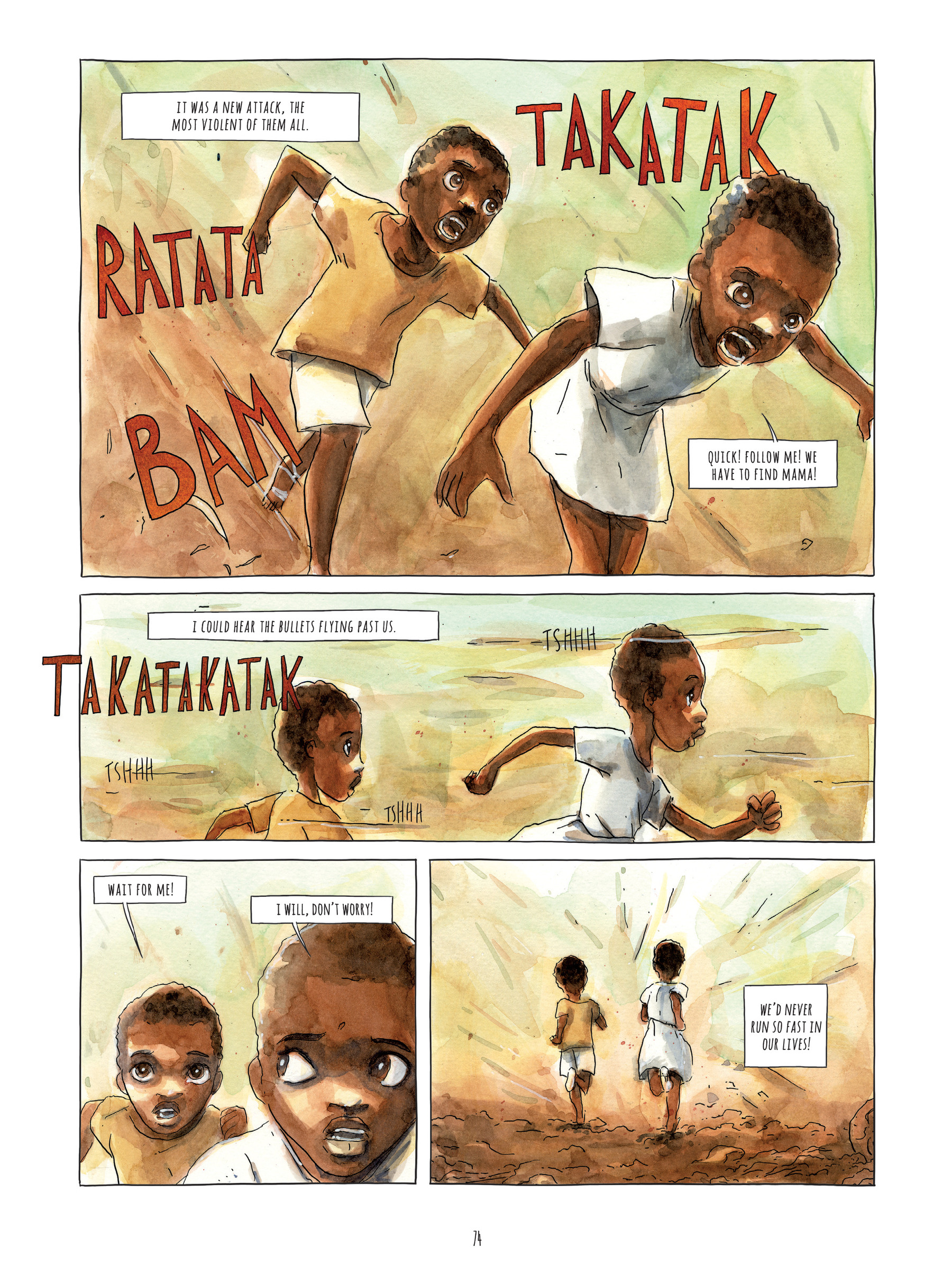 Read online Alice on the Run: One Child's Journey Through the Rwandan Civil War comic -  Issue # TPB - 73