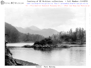 Port Harvey in 1910 from Tide Pole Islet