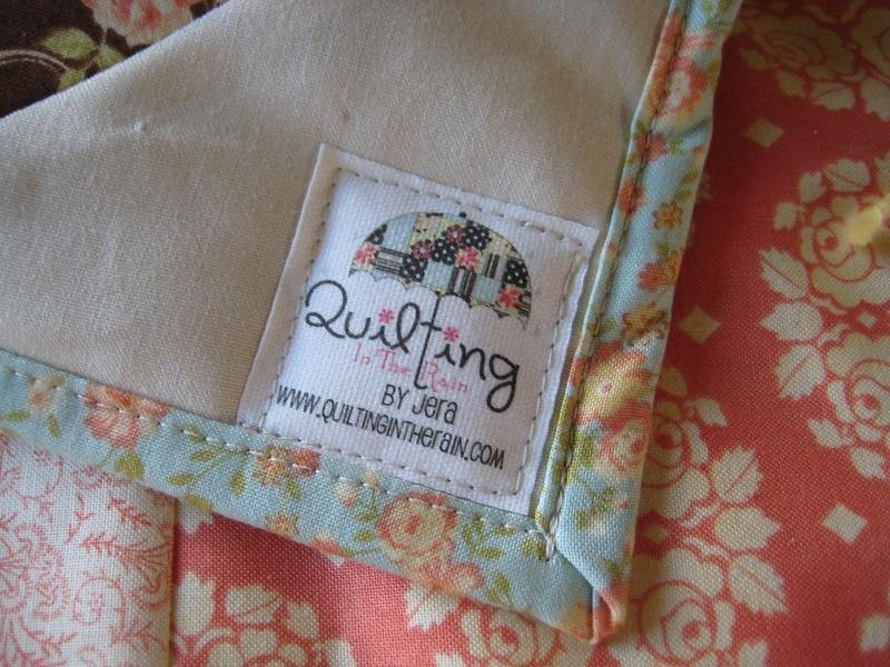 Custom Quilt Labels  Quilting in the Rain