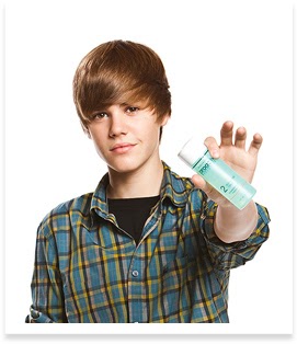Justin Bieber say "I definitely have acne" - shared corner
