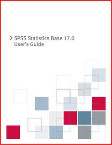 SPSS Statistics Base 17.0 users guide.