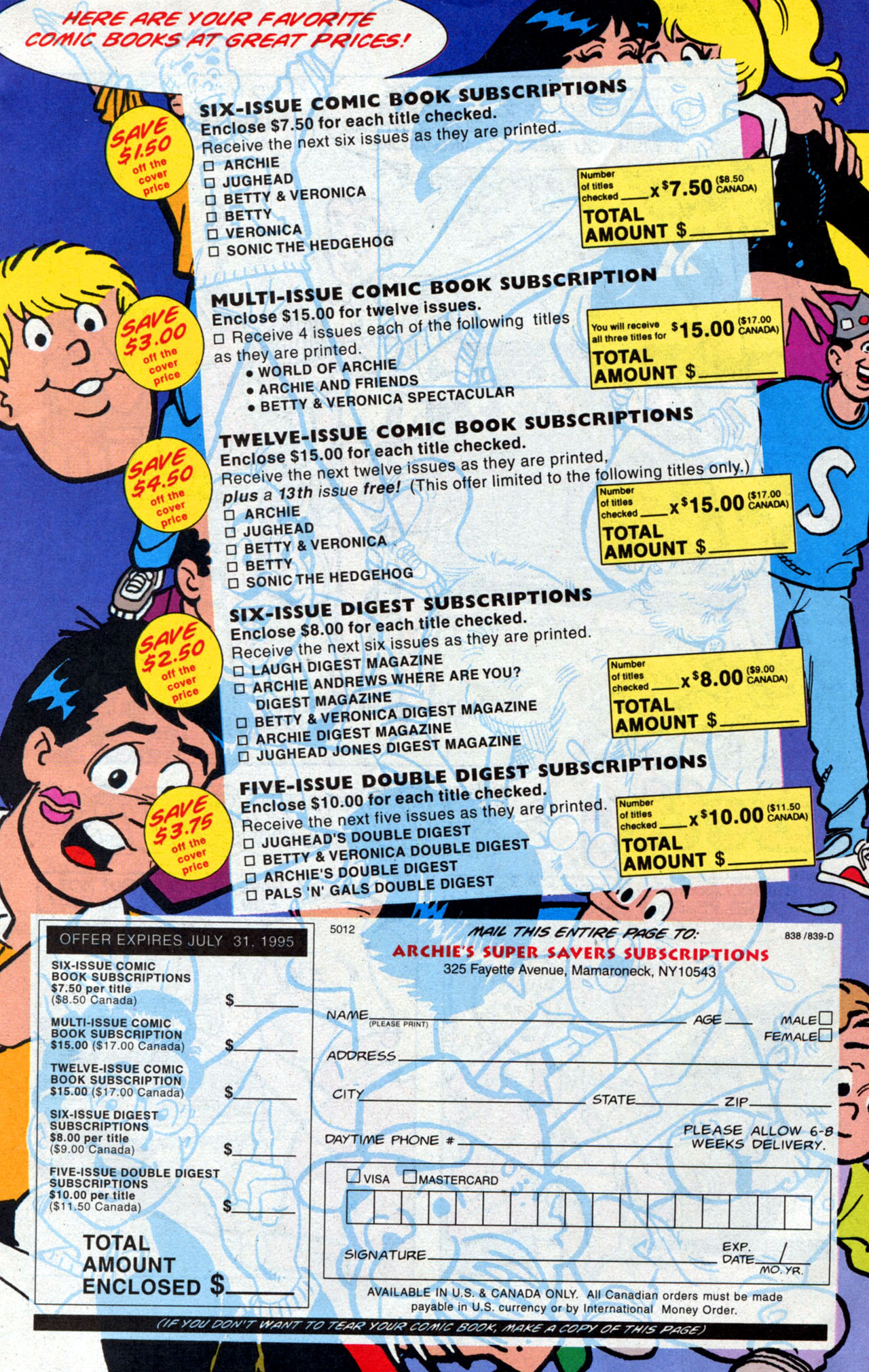 Read online Archie's Vacation Special comic -  Issue #3 - 19