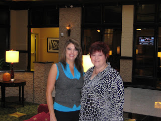Karen and I at the hotel
