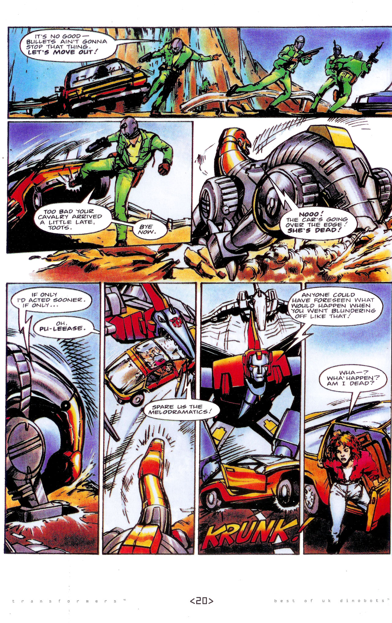 Read online The Transformers: Best of UK: Dinobots comic -  Issue #4 - 23
