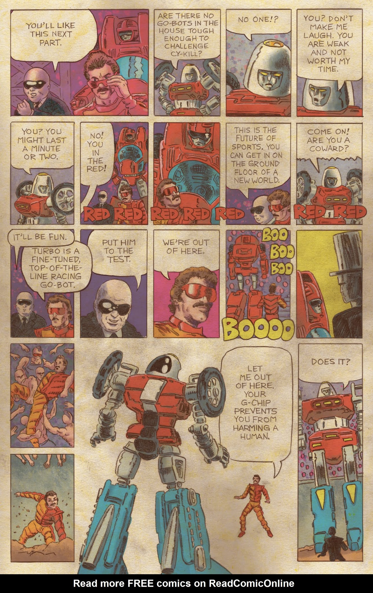 Read online Go-Bots comic -  Issue #1 - 11