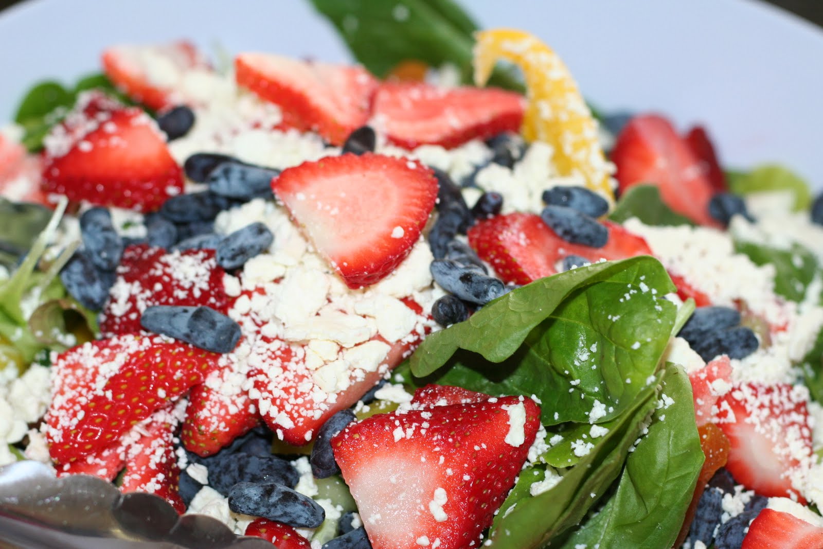 Sweet Sassy Studio honey berry salad