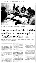ANY 1995 : ES DESCOBREIX EL FRAU I L'AJUNTAMENT RECTIFICA.