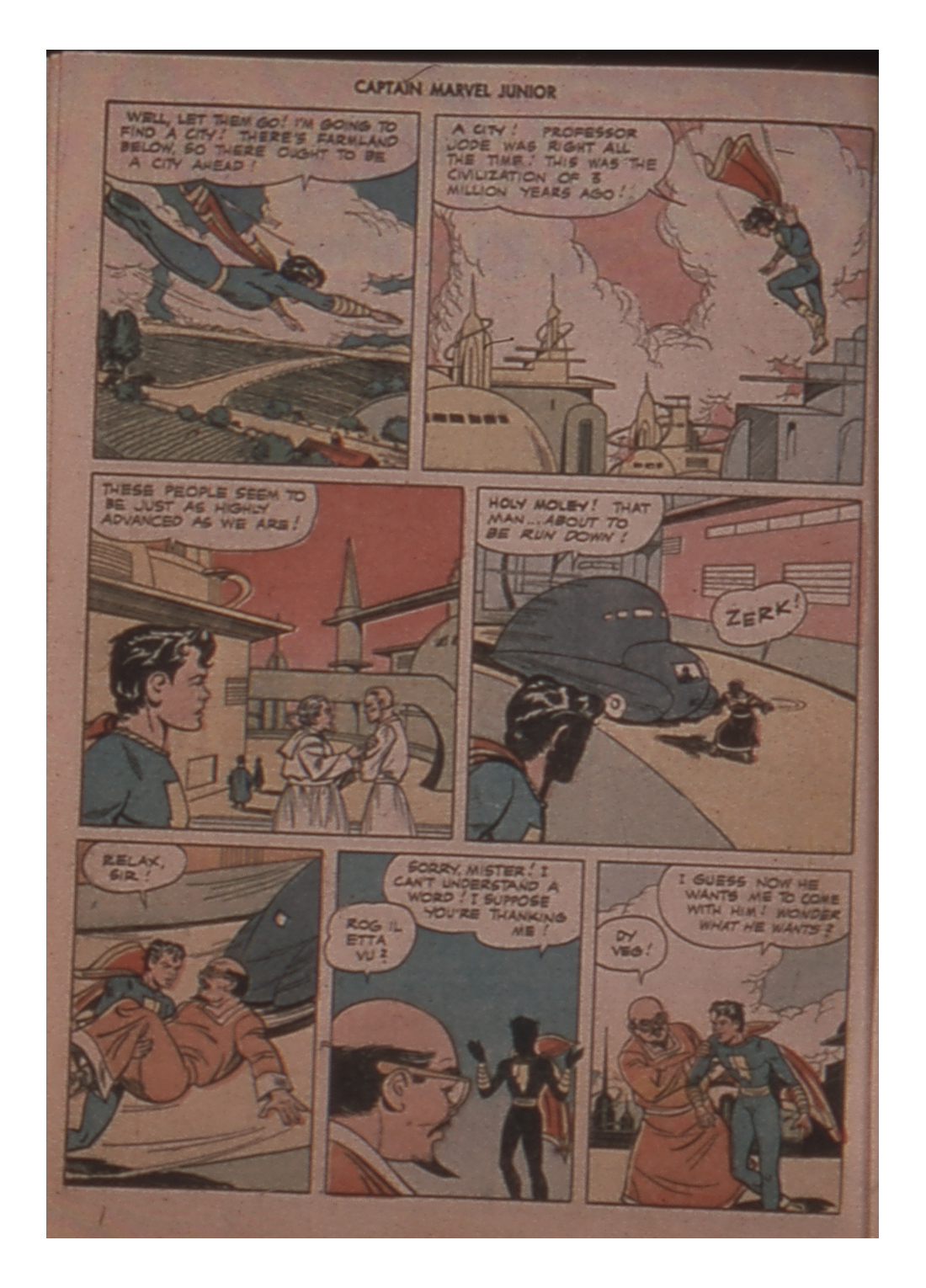 Read online Captain Marvel, Jr. comic -  Issue #56 - 8