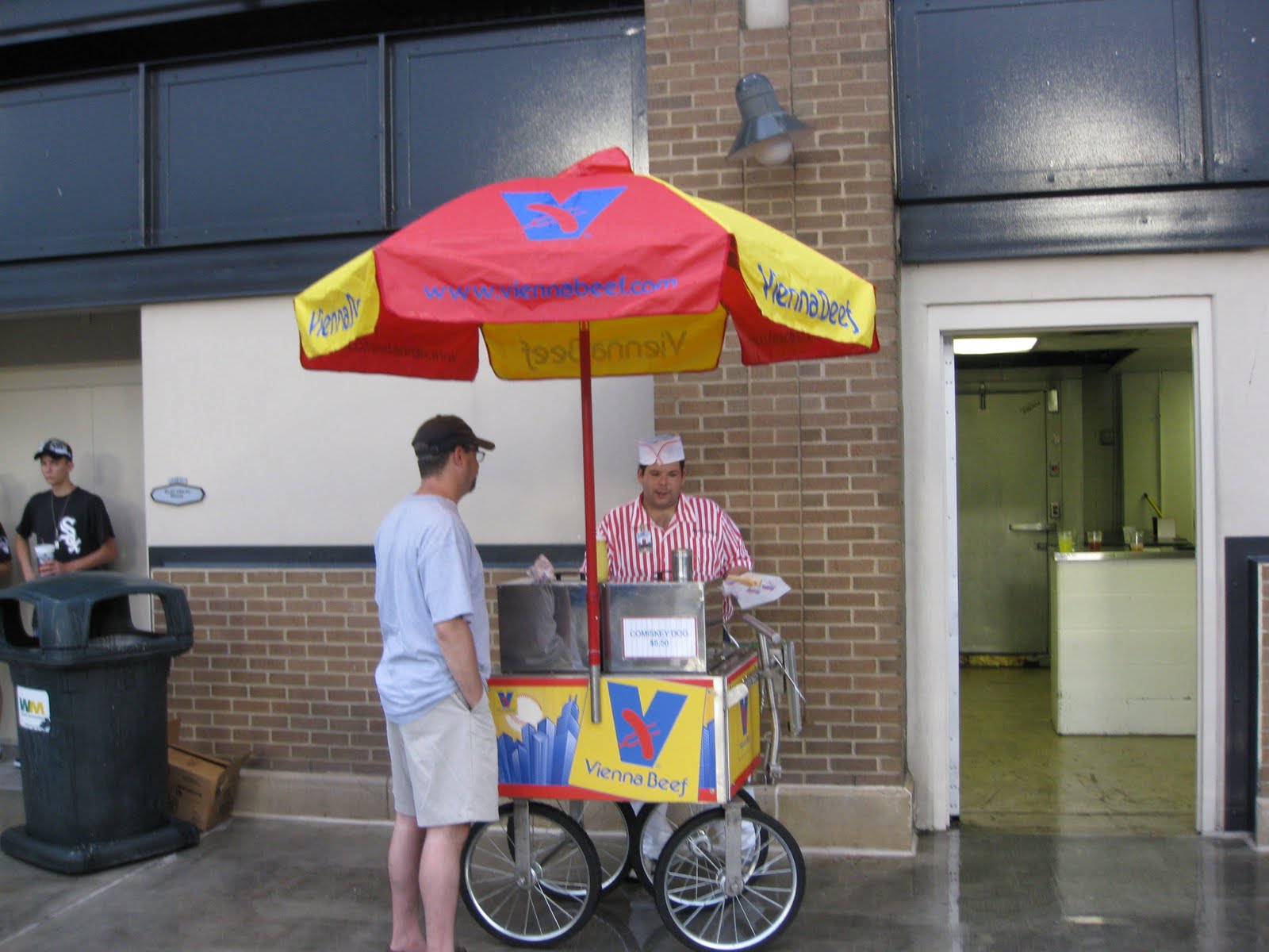 hot diggity dog Vienna Beef Hot Dog StandUS Cellular Field Chicago