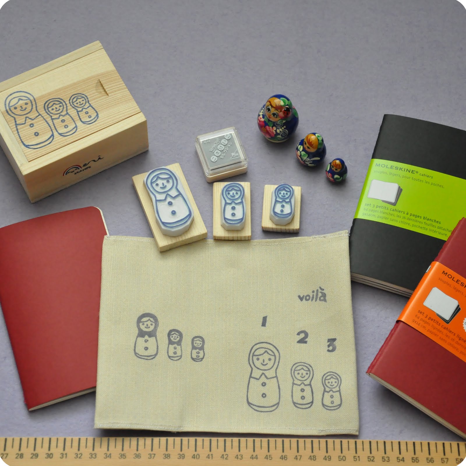 Memi The Rainbow Fabric Moleskine's notebook covers