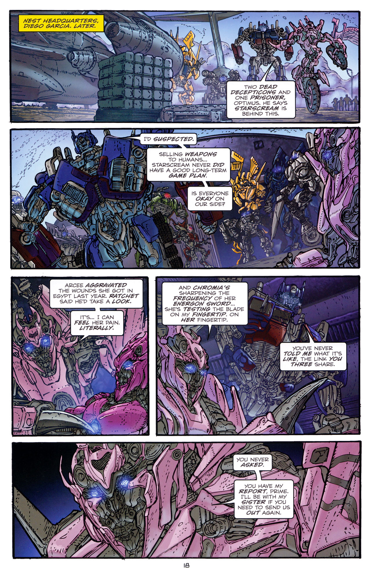 Read online Transformers: Dark of the Moon Rising Storm comic -  Issue #1 - 21
