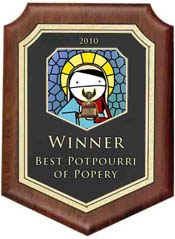 2010 Cannonball Catholic Blog Award