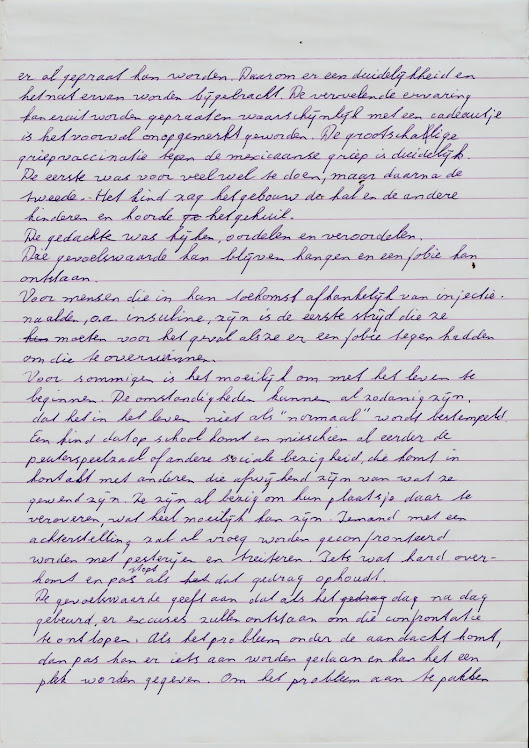 Ons denken en handelen uitwerking geschreven blz 2