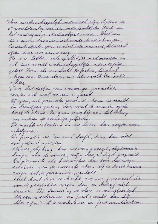 Het gedrag van primaten geschreven blz 6