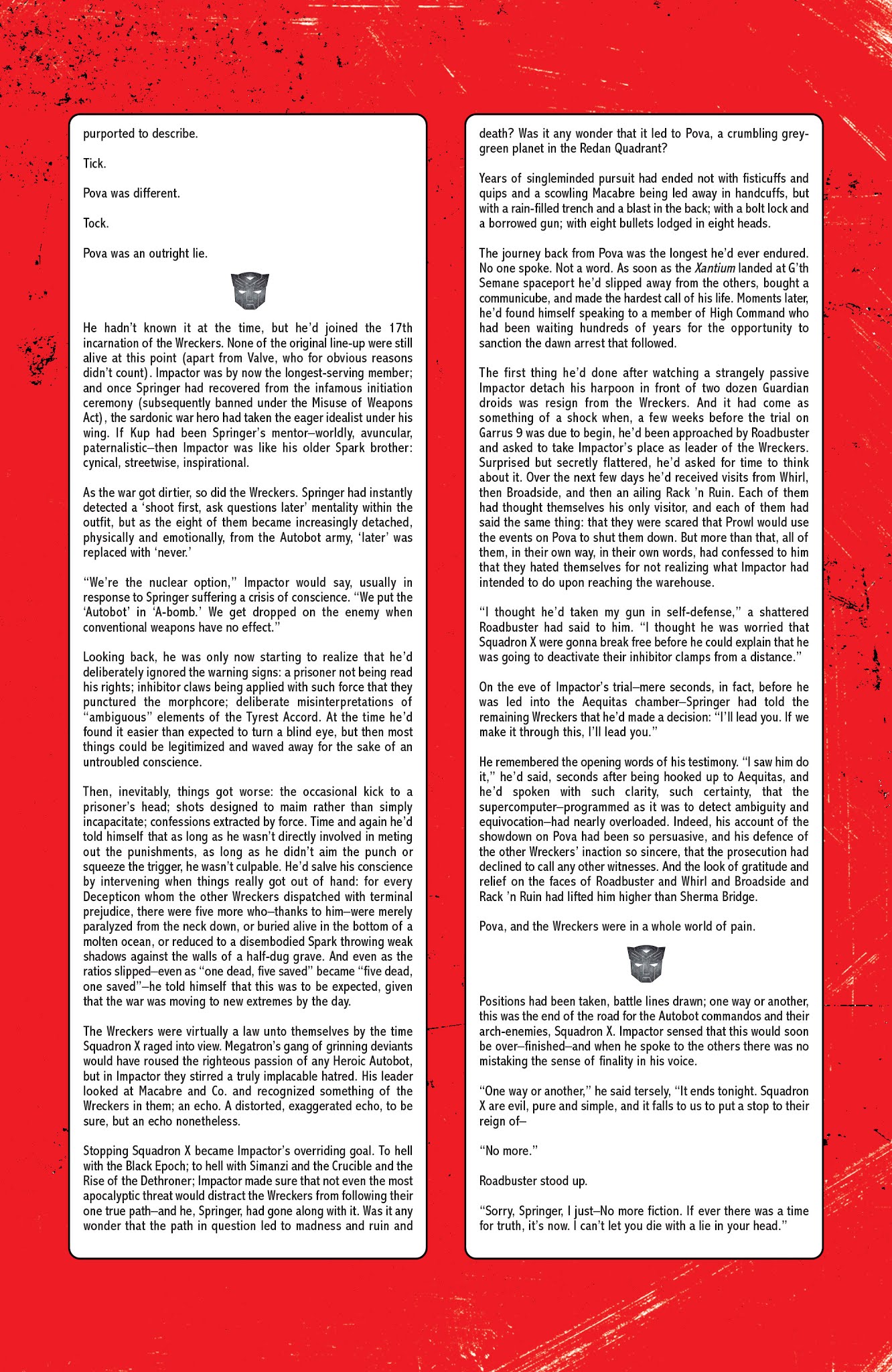 Read online Transformers: The Wreckers Saga comic -  Issue # TPB (Part 2) - 44