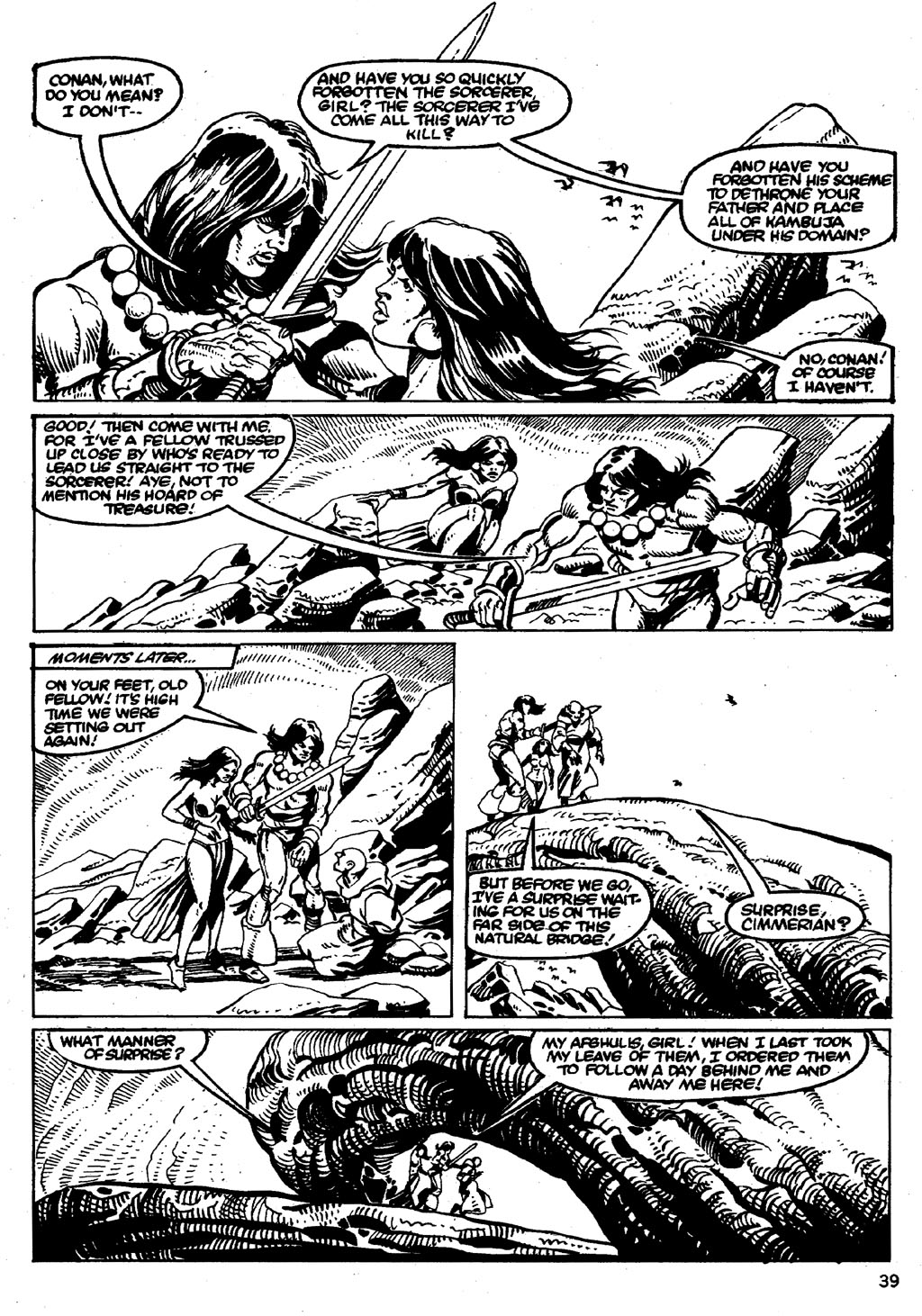 Read online The Savage Sword Of Conan comic -  Issue #86 - 39