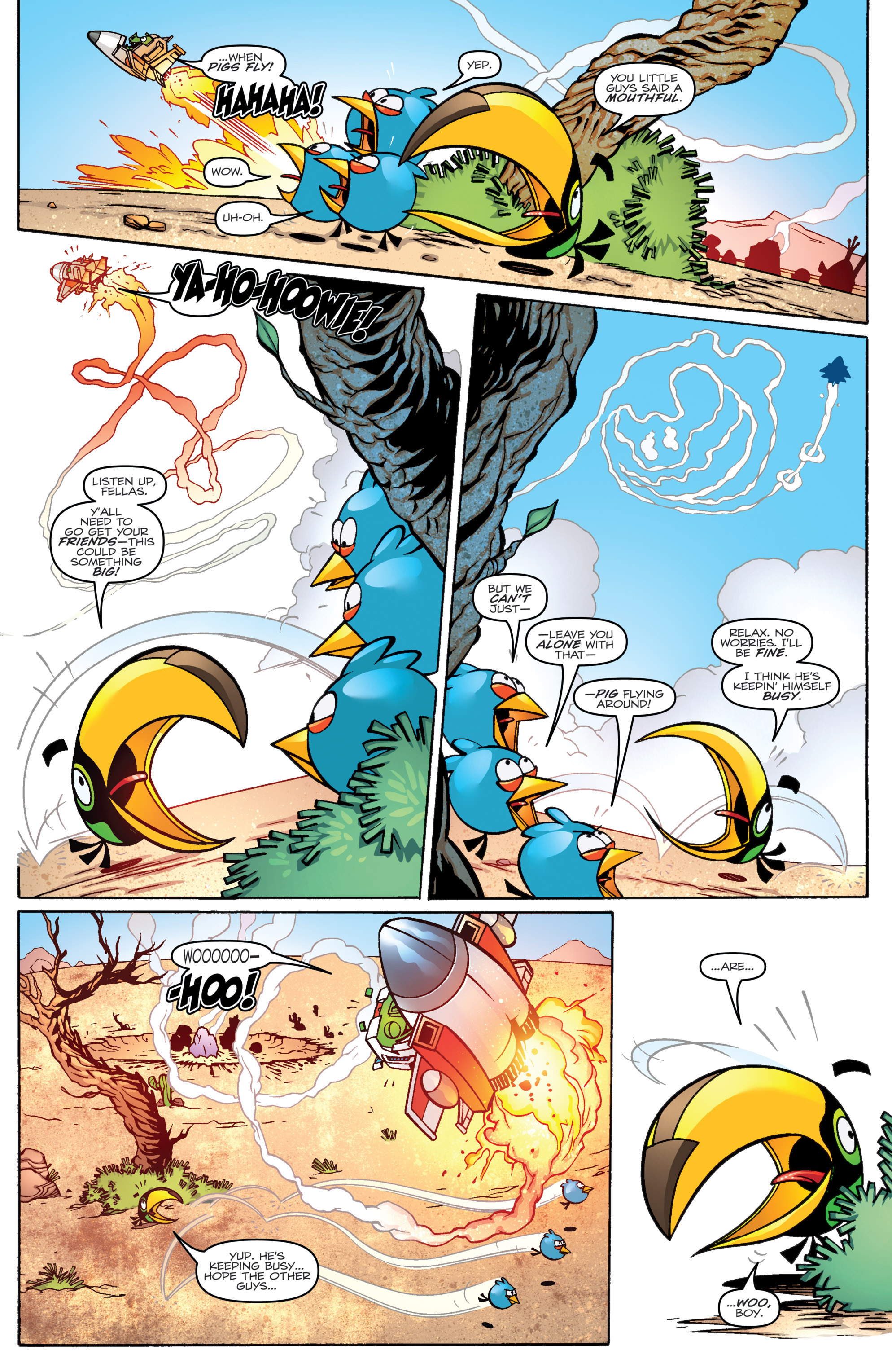 Read online Angry Birds Transformers comic -  Issue #1 - 16