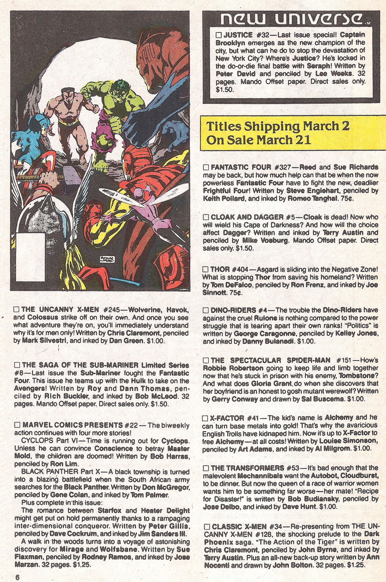 Read online Marvel Age comic -  Issue #74 - 8