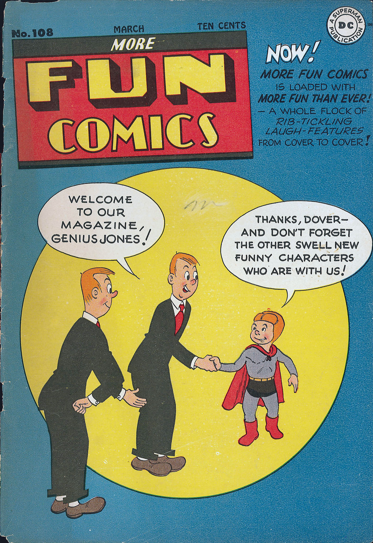 Read online More Fun Comics comic -  Issue #108 - 1