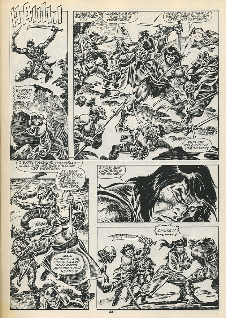 Read online The Savage Sword Of Conan comic -  Issue #192 - 25