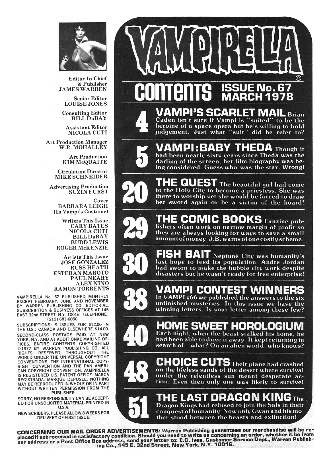 Read online Vampirella (1969) comic -  Issue #67 - 3