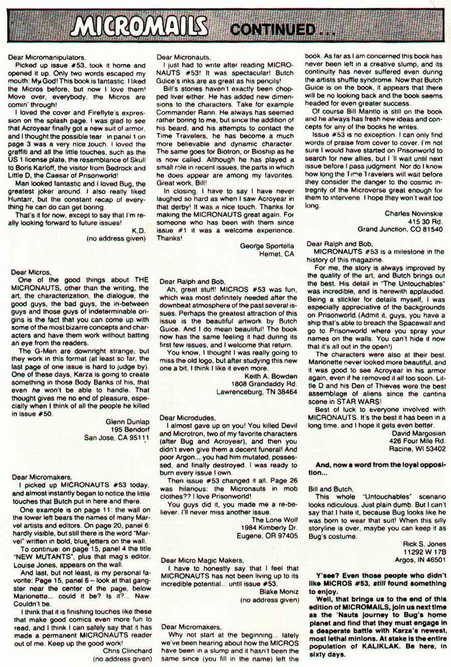 Read online Micronauts (1979) comic -  Issue #55 - 33