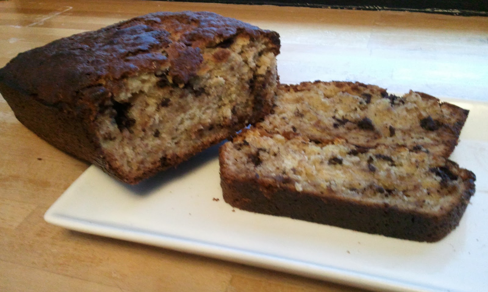 Bilde Av Hvordan Å Lage Bananbrød Sjokolade Oppskrift
